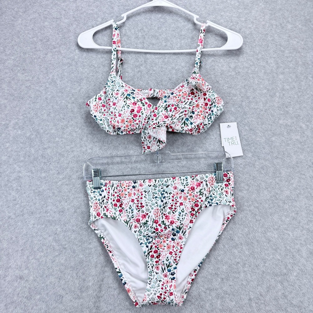 Time and Tru Bikini Set Women Small Multi NWT Cottagecore, Boho, Floral